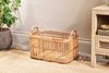 nkuku STORAGE & HANGING ACCESSORIES Rammi Rattan Laundry Basket