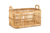 nkuku STORAGE & HANGING ACCESSORIES Rammi Rattan Laundry Basket