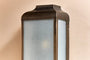 nkuku LIGHTS Riad Outdoor Lantern - Black And Frosted