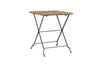 nkuku OUTDOOR LIVING Rishikesh Reclaimed Wood & Iron Folding Table