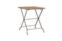 nkuku OUTDOOR LIVING Rishikesh Reclaimed Wood & Iron Folding Table