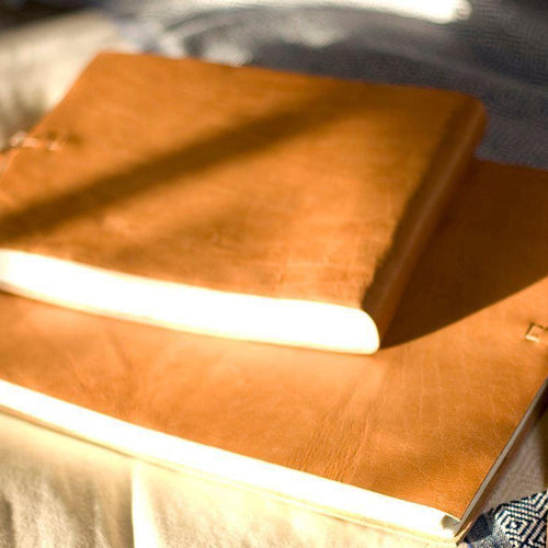 Nkuku ALBUMS & JOURNALS Rustic Leather Photo Album