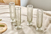 nkuku GLASSWARE Sigiri Champagne Glass - Clear - (Set of 4)