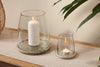 nkuku CANDLES HOLDERS & LANTERNS Sikkim Marble Tealight Holder - Clear