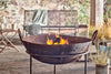 Nkuku OUTDOOR LIVING Small Reclaimed Iron Kadai With Grill