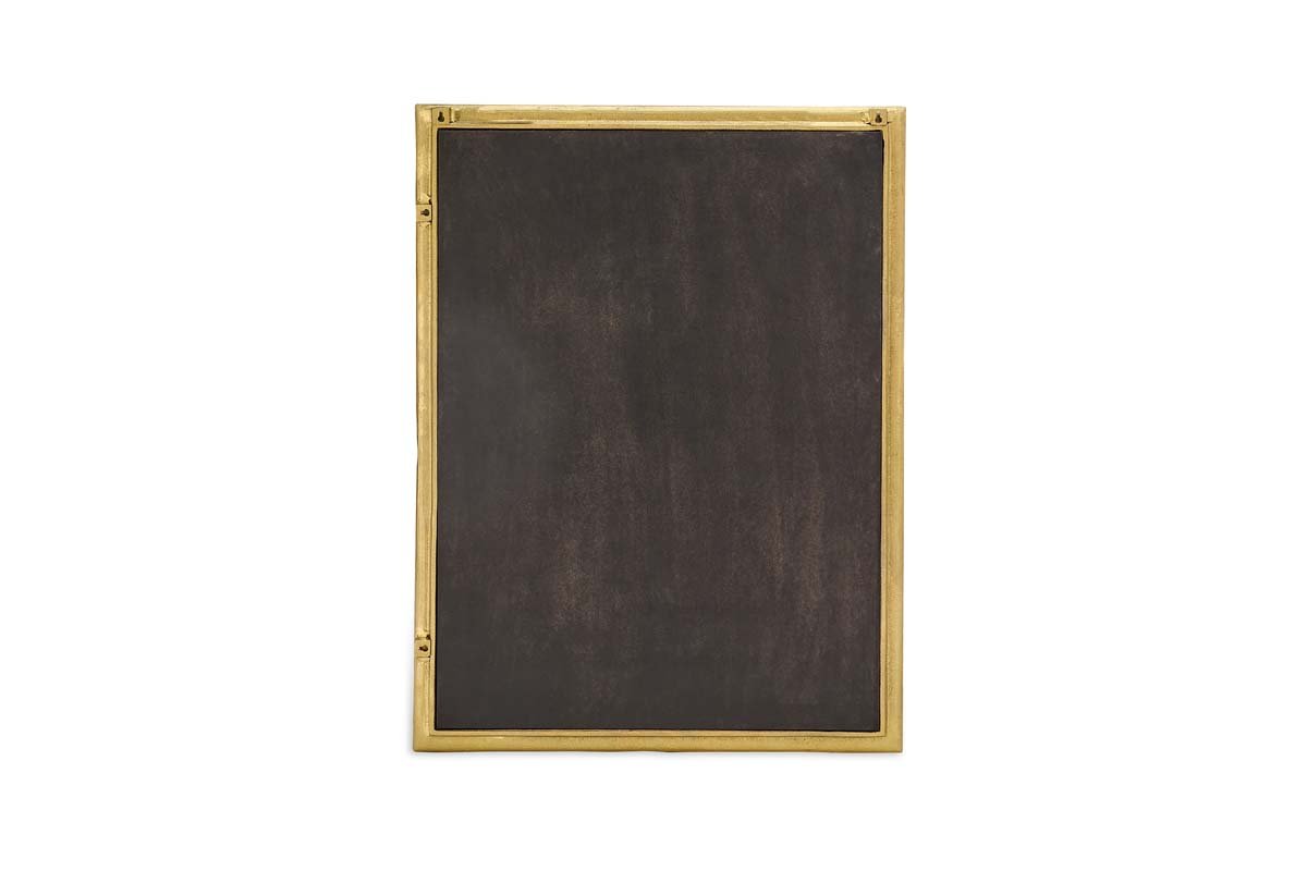 Nkuku MIRRORS Yadur Rectangular Mirror - Antique Brass - Large